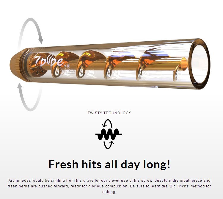 V12 Ceramic Twisty Glass Blunt