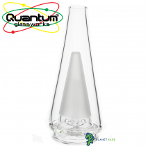 Puffco Peak Glass Bubbler by Quantum Glassworks