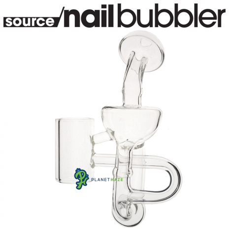 SOURCE nail XL Glass Recycler Back Side