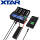 XTAR Dragon VP4 Plus Battery Charger Devices Connected