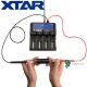 XTAR Dragon VP4 Plus Battery Charger Battery Testing